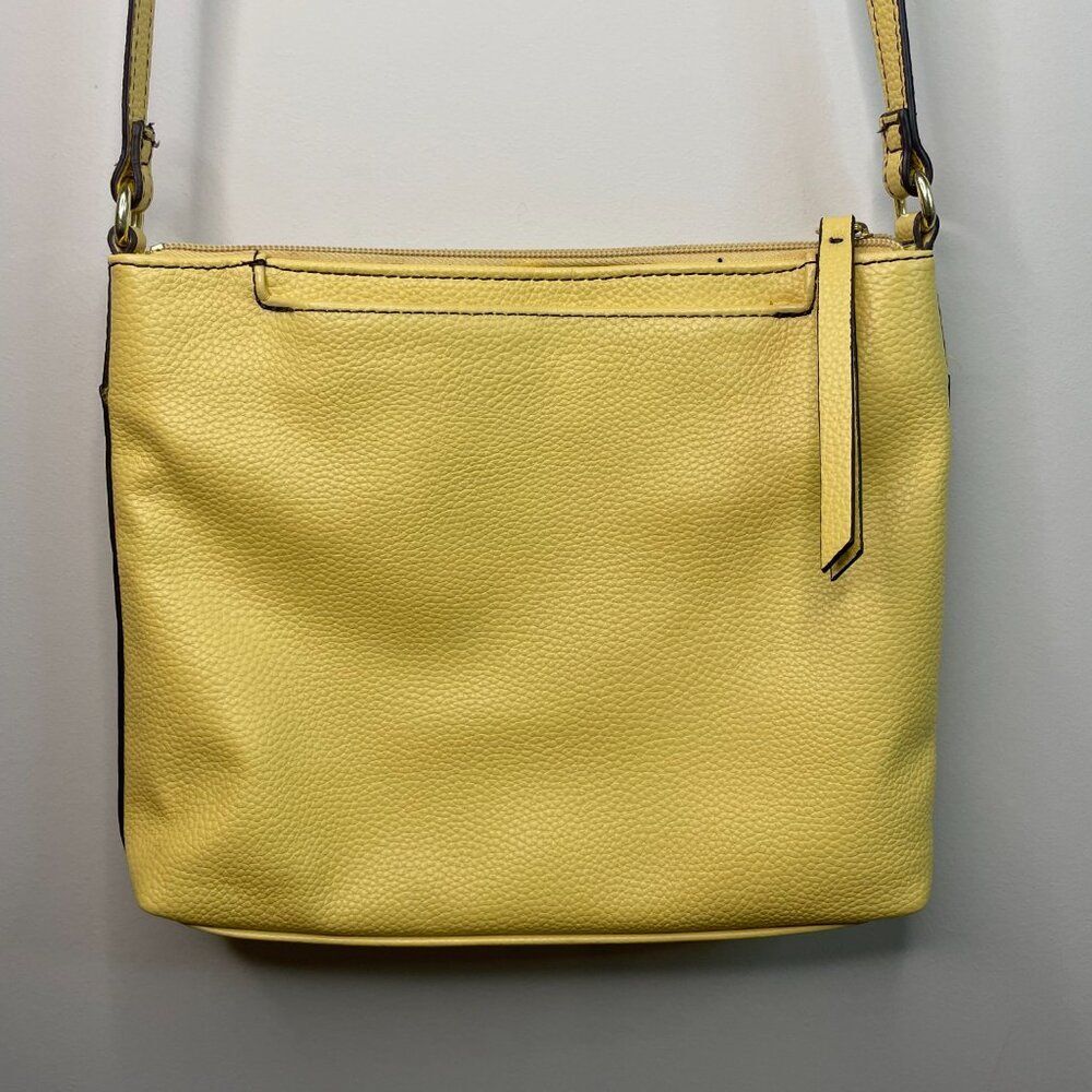 Liz Claiborne Penny Yellow Purse Crossbody Handbag - Picture 5 of 10